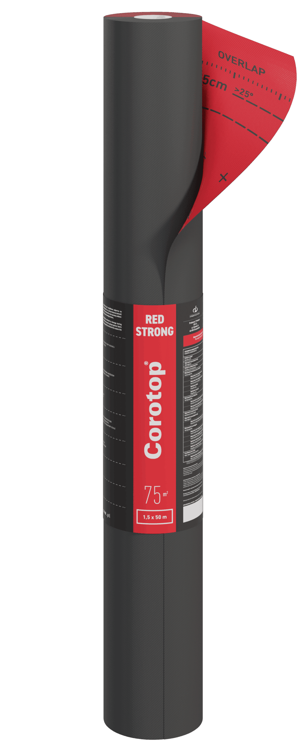 Corotop Red Strong 180g/m² Pluss (med limstriper) SINTEF godkjent - Bilde 3