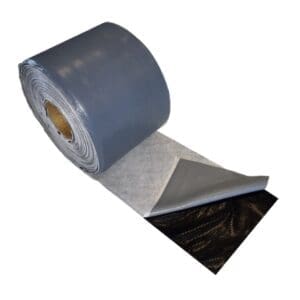 Fleksibel butyl fleece-tape 10cm x 25m – til radon